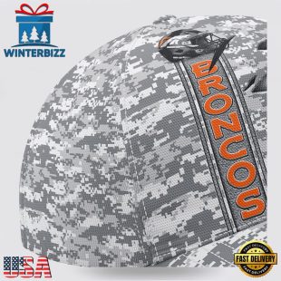 Custom Name NFL Broncos Camo US Classic Baseball Cap