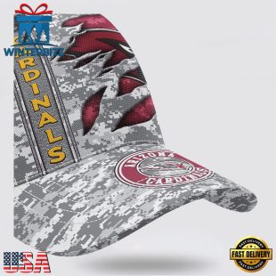 Custom Name NFL Cardinals Camo US Classic Baseball Cap