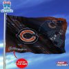Custom Name NFL Chicago Bears Logo Team House And Garden Flag