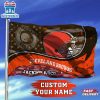Custom Name NFL Cleveland Browns US Flag House And Garden Flag