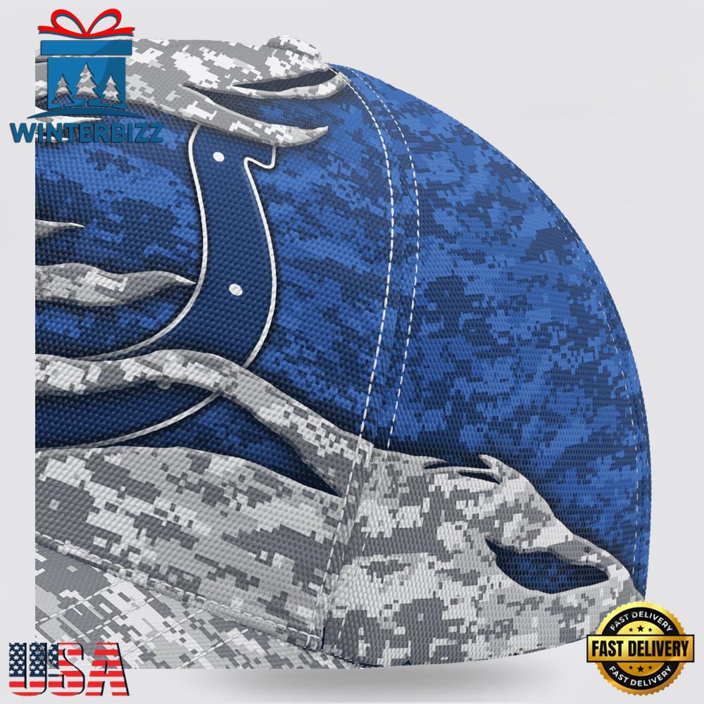 Custom Name NFL Colts Camo US New Design Classic Baseball Cap Custom Name NFL Colts Camo US New Design Classic Baseball Cap