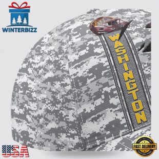 Custom Name NFL Commanders Camo US Classic Baseball Cap