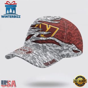 Custom Name NFL Commanders Camo US Classic Baseball Cap