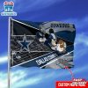 Custom Name NFL Dallas Cowboys Mickey Mouse House And Garden Flag