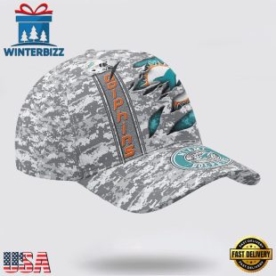 Custom Name NFL Dolphins Camo US Classic Baseball Cap