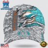 Custom Name NFL Dolphins Camo US Classic Baseball Cap