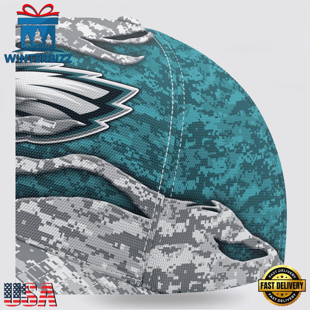 Custom Name NFL Eagles Camo US New Design Classic Baseball Cap Custom Name NFL Eagles Camo US New Design Classic Baseball Cap