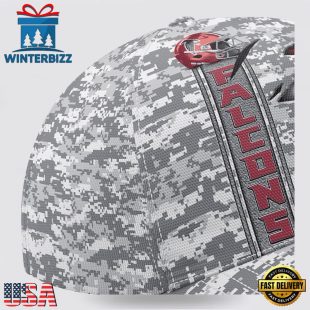 Custom Name NFL Falcons Camo US Classic Baseball Cap