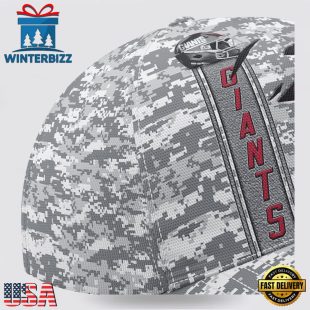 Custom Name NFL Giants Camo US Classic Baseball Cap