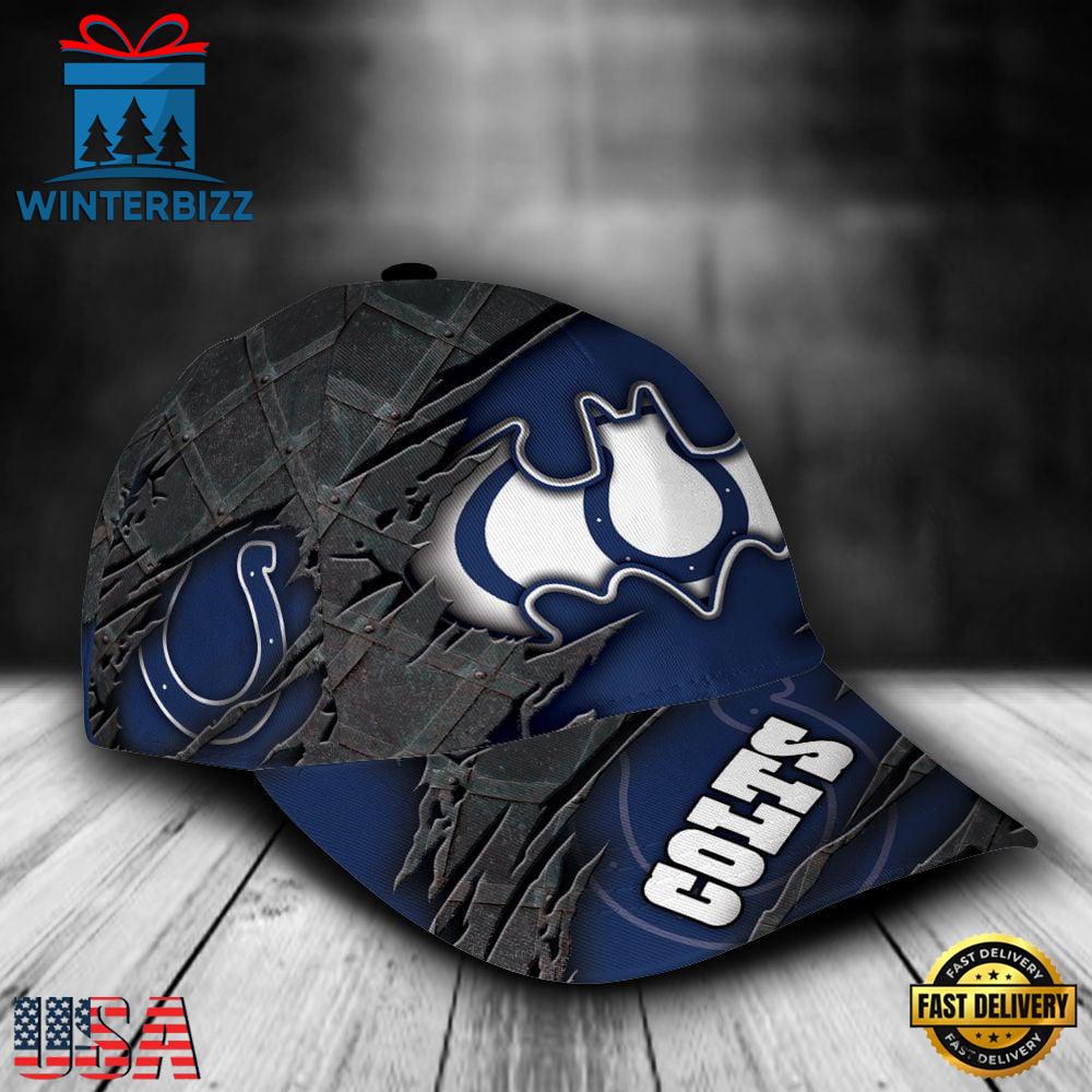Custom Name NFL Indianapolis Colts Batman Classic Cap Hats Custom Name NFL Indianapolis Colts Batman Classic Cap Hats