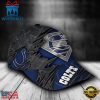 Custom Name NFL Indianapolis Colts Superman Logo All Over Print - Navy 3D Classic Cap