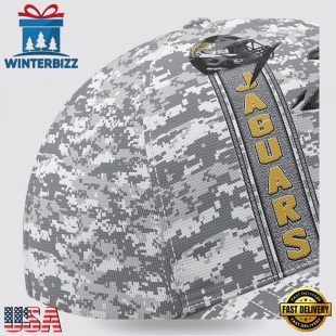 Custom Name NFL Jaguars Camo US Classic Baseball Cap