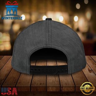 Custom Name NFL Kansas City Chiefs Superman Dad Logo All Over Print - Grey 3D Classic Cap