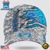 Custom Name NFL Lions Camo US Classic Baseball Cap