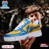 Custom Name NFL Los Angeles Chargers Mascot Pattern Air Force 1 Shoes