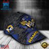 Custom Name NFL Los Angeles Rams Wonder Woman Logo All Over Print - Blue 3D Classic Cap
