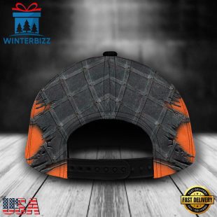 Custom Name NFL Miami Hurricanes Wonder Woman Logo All Over Print - Orange 3D Classic Cap