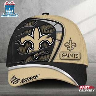 Custom Name NFL New Orleans Saints Baseball Classic Cap