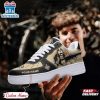 Custom Name NFL New Orleans Saints Mascot Pattern Air Force 1 Shoes