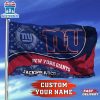 Custom Name NFL New York Giants Logo House And Garden Flag