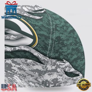 Custom Name NFL Packers Camo US Classic Baseball Cap