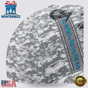 Custom Name NFL Panthers Camo US Classic Baseball Cap