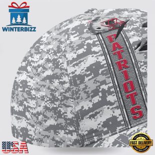 Custom Name NFL Patriots Camo US Classic Baseball Cap