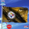 Custom Name NFL Pittsburgh Steelers Sport Team House And Garden Flag