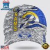 Custom Name NFL Rams Camo US Classic Baseball Cap
