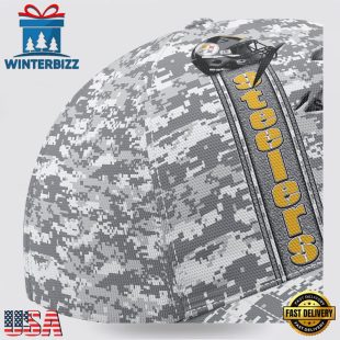 Custom Name NFL Steelers Camo US Classic Baseball Cap