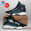 Custom Name Philadelphia Eagles NFL Air Jordan 13 For Men Women