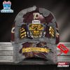 Custom Name Washington Redskins NFL Football Team Skull Baseball Cap