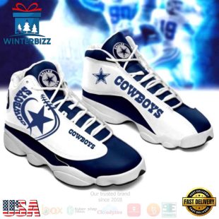 Dallas Cowboys Football Team NFL Air Jordan 13 Shoes - Gift For Fans
