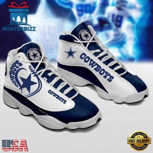 Dallas Cowboys NFL Ver 3 Air Jordan 13 Sneaker - Gift For Fans