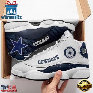 Dallas Cowboys NFL Ver 4 Air Jordan 13 Sneaker - Gift For Fans
