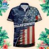 Dallas Cowboys US Flag Pattern Hawaiian Shirt
