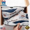 Denver Broncos NFL Teams Whie Blue Air Jordan 13 Shoes - Gift For Fans