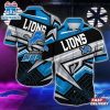 Detroit Lions NFL Team Football Logo Sport Hawaiian Shirt