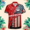Georgia Bulldogs US Flag Pattern Hawaiian Shirt
