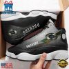 Green Bay Packer NFL Big Logo Football Team Air Jordan 13 Shoes - Gift For Fans