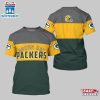 Green Bay Packers Logo Team All Over Print T-Shirt