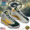 Green Bay Packers NFL Team Green Yellow Air Jordan 13 Shoes - Gift For Fans