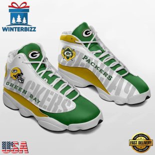 Green Bay Packers NFL Ver 2 Air Jordan 13 Sneaker - Gift For Fans