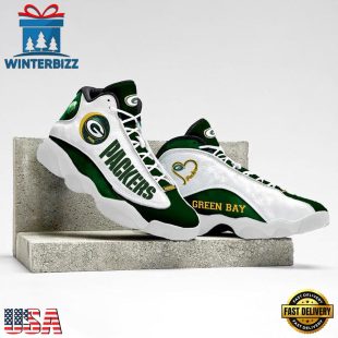 Green Bay Packers NFL Ver 4 Air Jordan 13 Sneaker - Gift For Fans