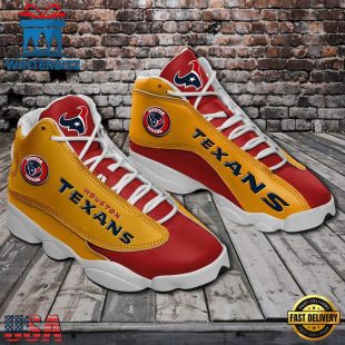 Houston Texans NFL Ver 3 Air Jordan 13 Sneaker - Gift For Fans