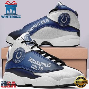 Indianapolis Colts NFL Ver 2 Air Jordan 13 Sneaker - Gift For Fans