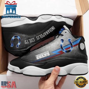 Indianapolis Colts NFL Ver 3 Air Jordan 13 Sneaker - Gift For Fans