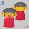 Kansas City Chiefs Logo Team All Over Print T-Shirt
