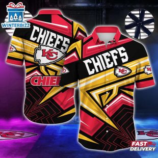 Kansas City Chiefs NFL Team Football Logo Sport Hawaiian Shirt