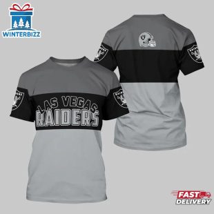 Las Vegas Raiders Logo Team All Over Print T-Shirt